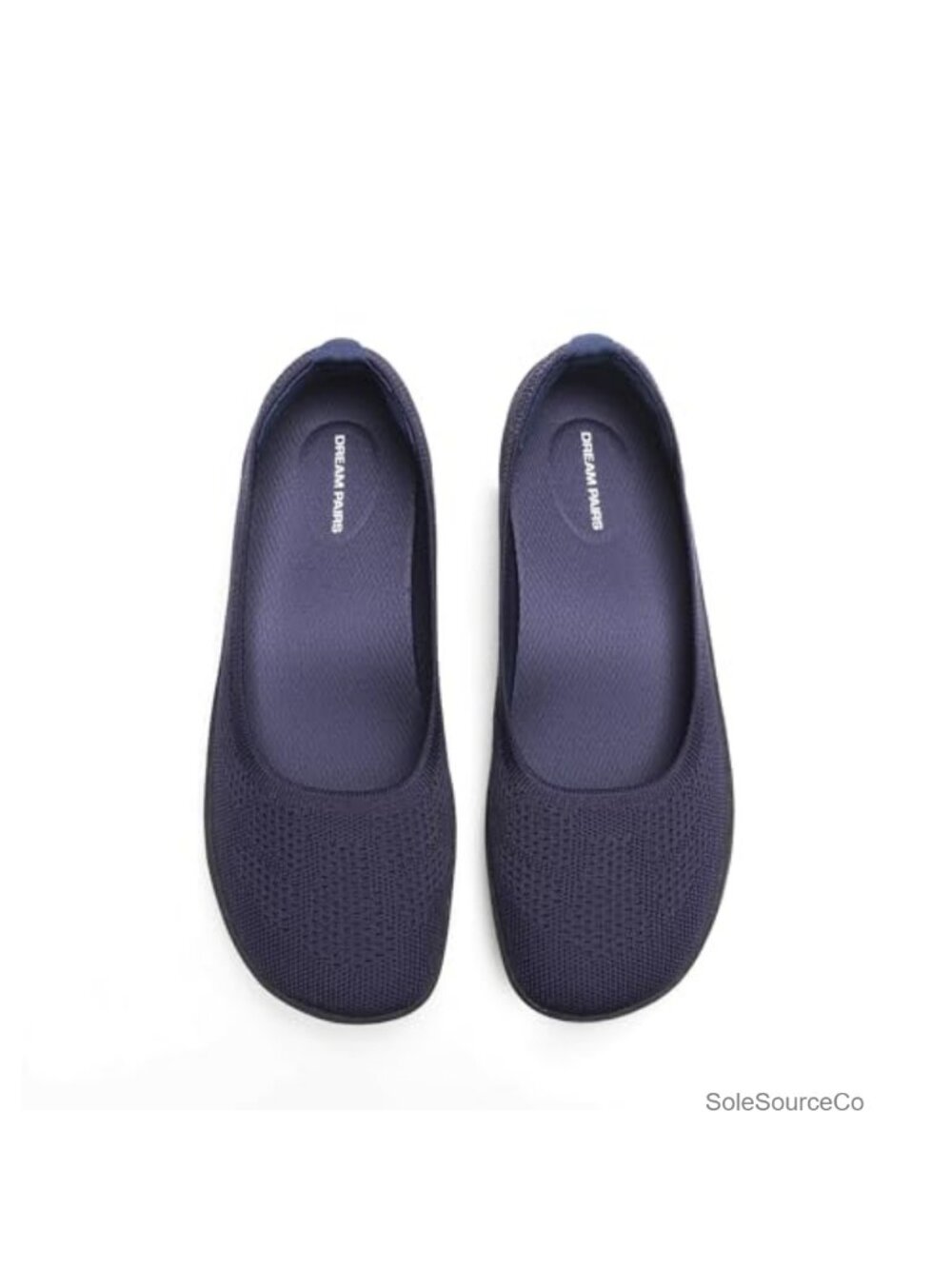 Women's Ballet Flats - Arch Support Knit Foldable Slip-On
